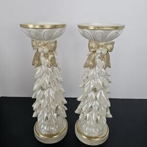 Christmas tree candleholder Glitter